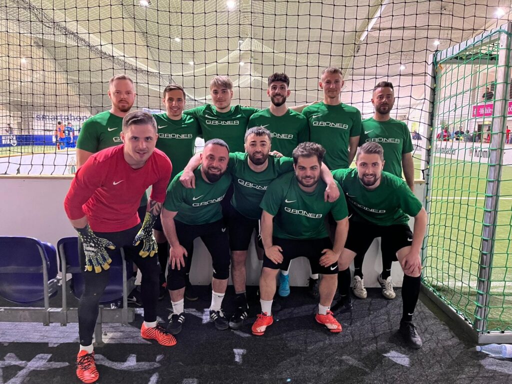 Grüner Fußballteam erfolgreich beim Unternehmenscup